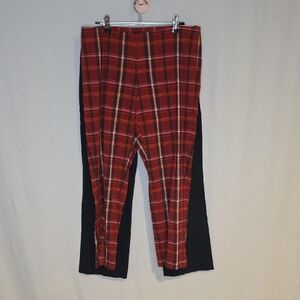 BUNDLE- 2 FOR 1-Theory Red Plaid Pants (SZ8) & Black Chinos (SZ6)